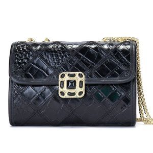 Dare to be Bold Ladies' Black Chain Bag